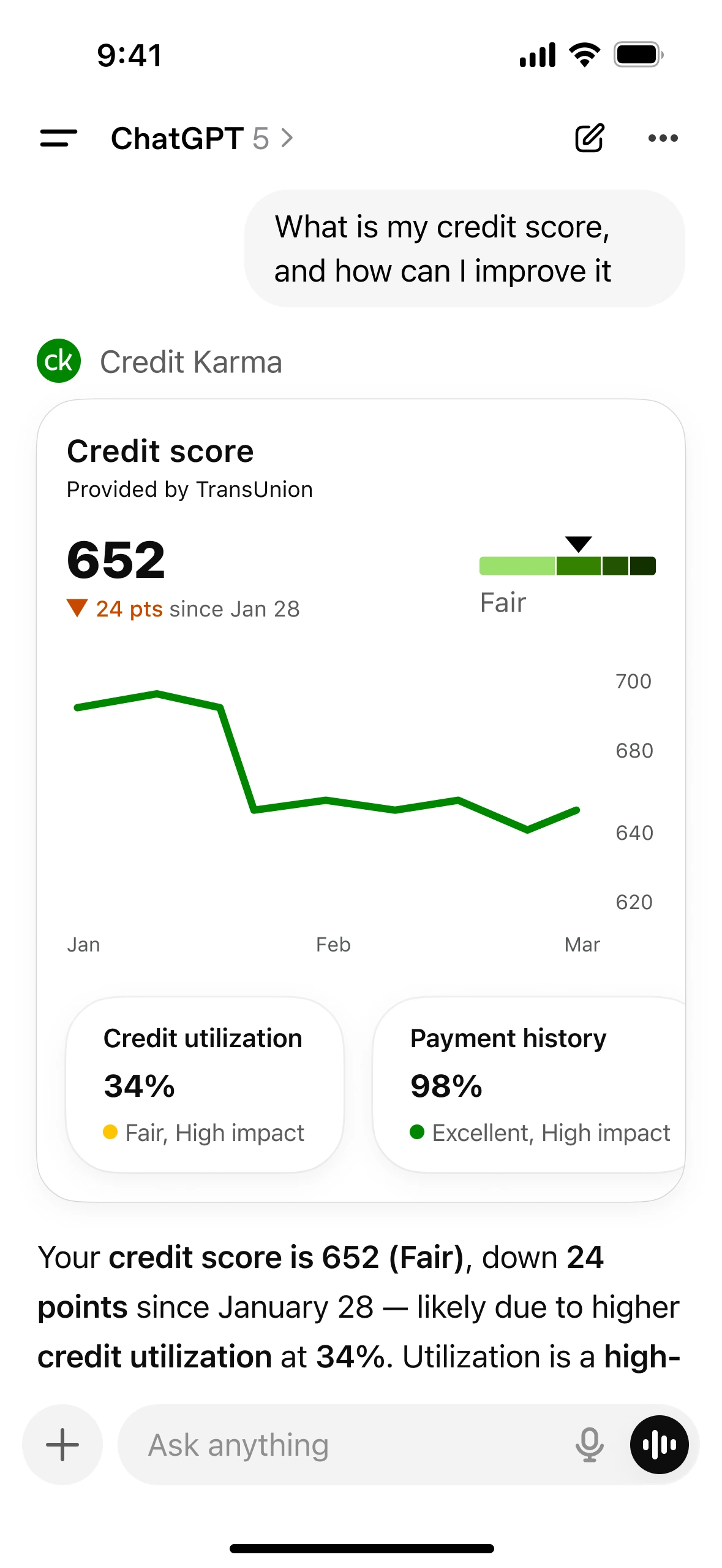 Launching one of the first finance apps inside ChatGPT